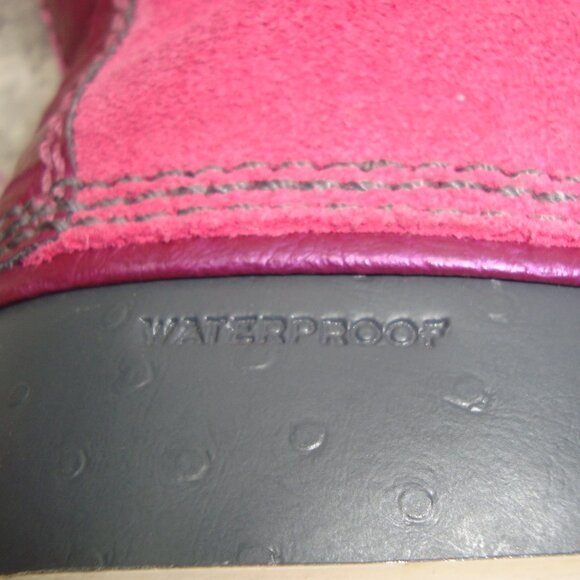 Sorel Tofino Pink Suede Waterproof Snow Boots Girls Size 5 - Picture 12 of 15